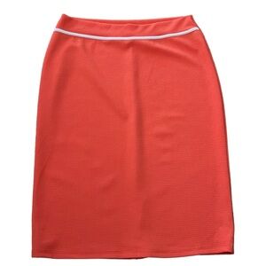 DOWNEAST skirt size large salmon colored pull on super comfortable